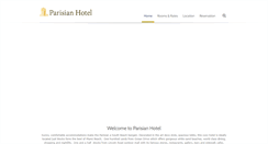 Desktop Screenshot of parisianhotel.com
